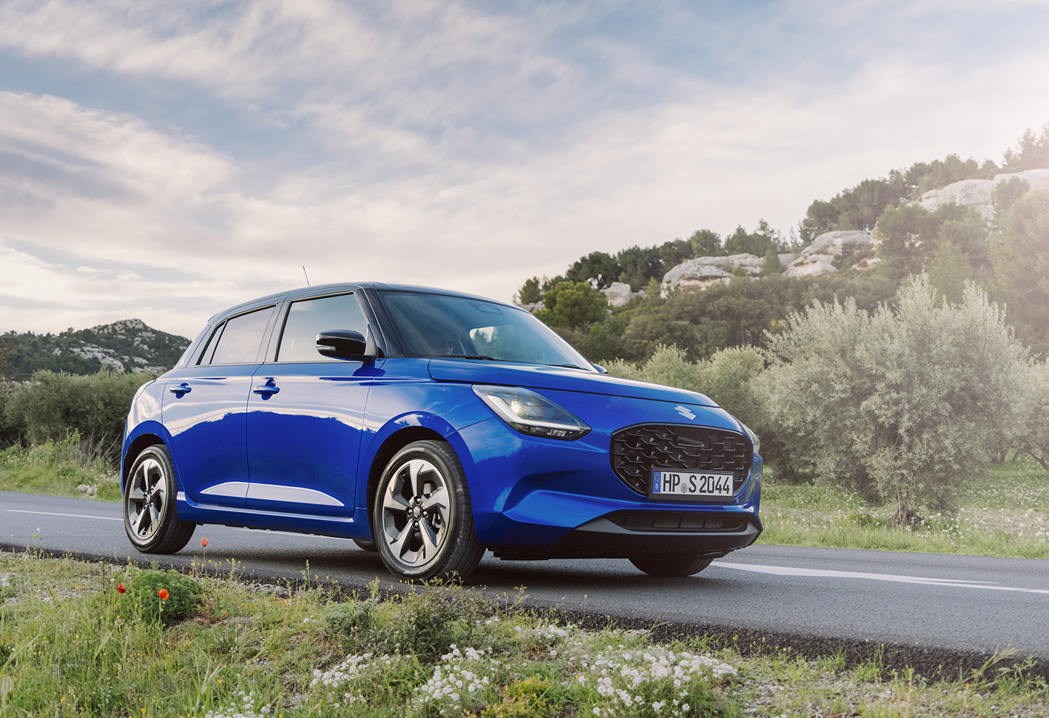 Der Suzuki Swift von vorne