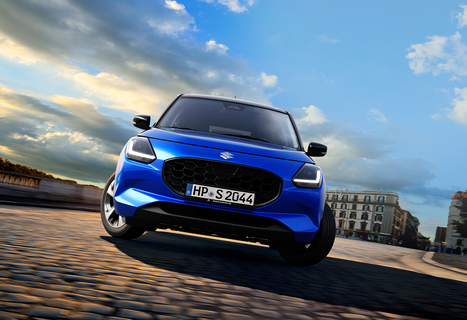 Der Suzuki Swift von vorne