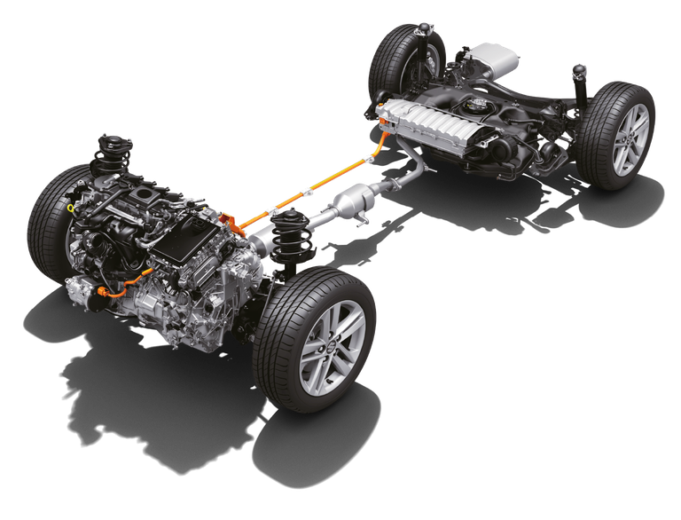 Vollhybrid-System des Suzuki Swace Vollhybrid-System des Suzuki Swace
