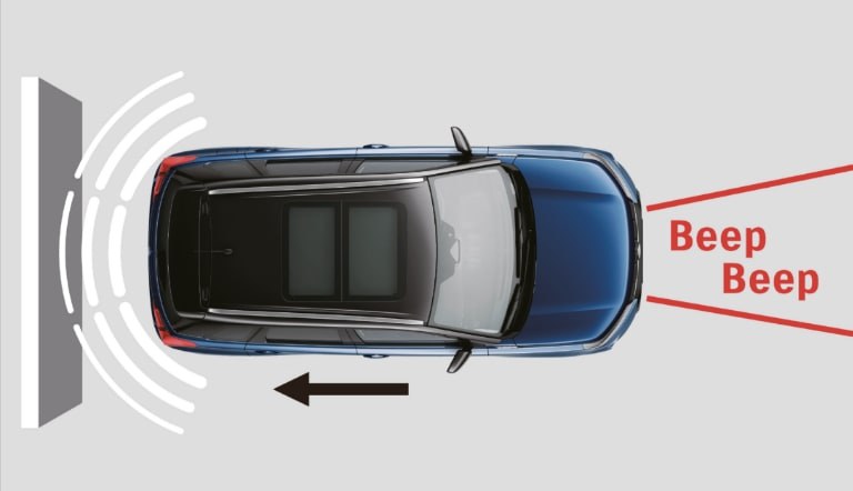 vitara-einparkhilfe.jpg Suzuki Vitara Hybrid in Blue Pearl Metallic grafisch mit Einparkhilfe